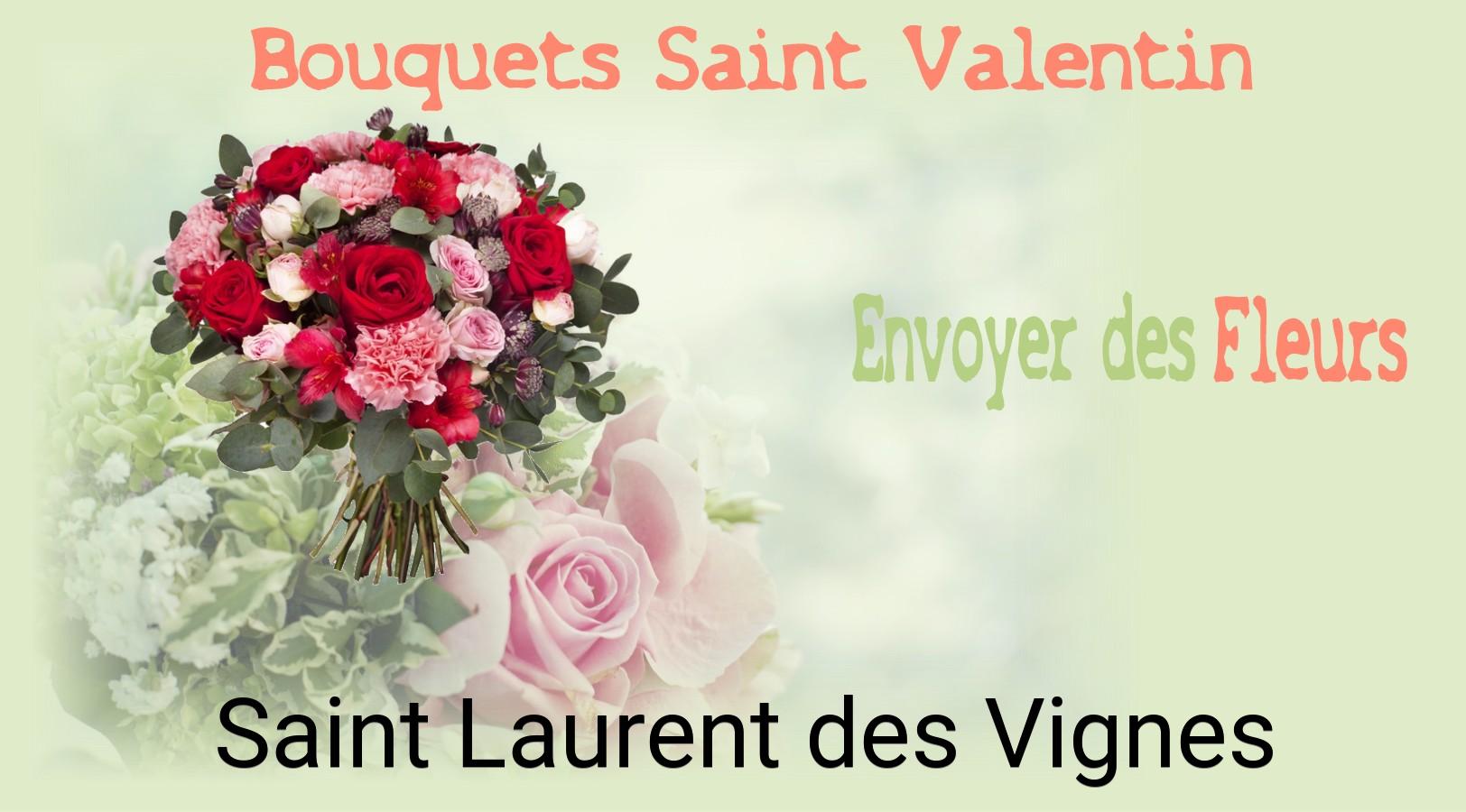 Roses de Saint-Valentin livrées à Saint-Laurent-des-Vignes